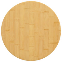 Produktbild för Bordsskiva Ø40x4 cm bambu