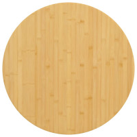 Produktbild för Bordsskiva Ø70x2,5 cm bambu