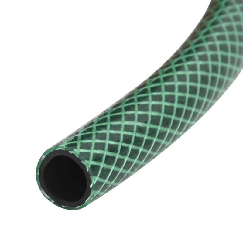 Produktbild för Trädgårdsslang grön 0,6" 50 m PVC