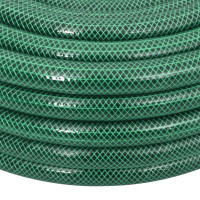 Produktbild för Trädgårdsslang med kopplingar grön 0,75" 10 m PVC