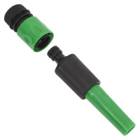 Miniatyr av produktbild för Trädgårdsslang med kopplingar grön 0,9" 30 m PVC