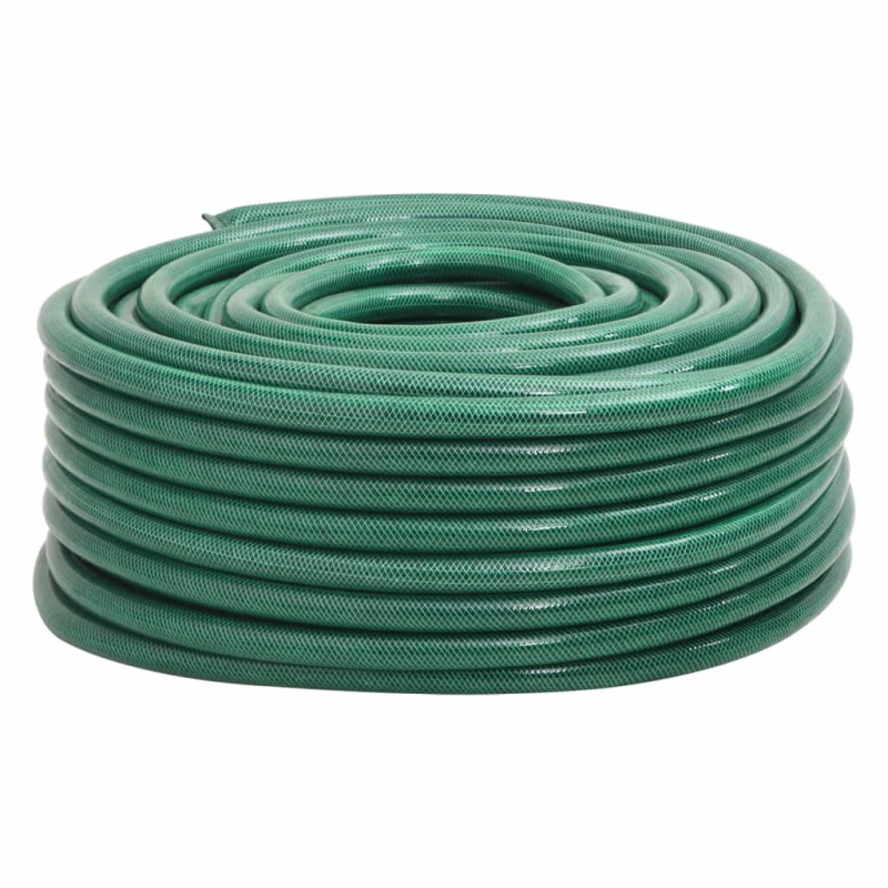 Produktbild för Trädgårdsslang grön 1,3" 20 m PVC