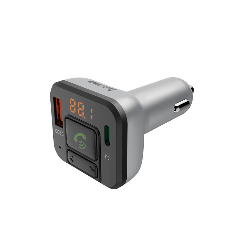 Produktbild för FM-transmitter Bluetooth Hands-Free USB-C PD/QC