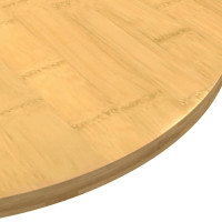 Produktbild för Bordsskiva Ø70x1,5 cm bambu