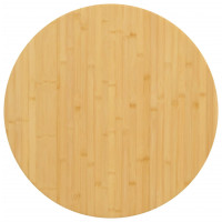 Produktbild för Bordsskiva Ø80x1,5 cm bambu