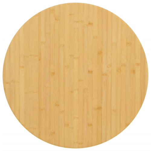 vidaXL Bordsskiva Ø80x1,5 cm bambu