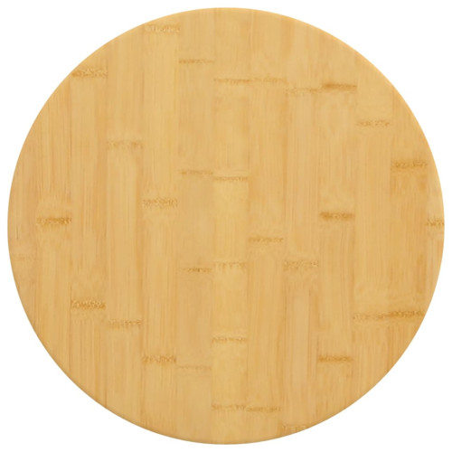 vidaXL Bordsskiva Ø30x2,5 cm bambu