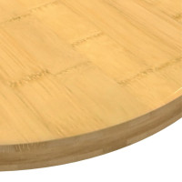 Produktbild för Bordsskiva Ø60x2,5 cm bambu
