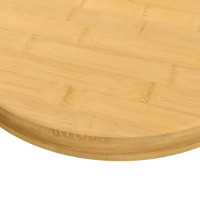 Produktbild för Bordsskiva Ø30x4 cm bambu