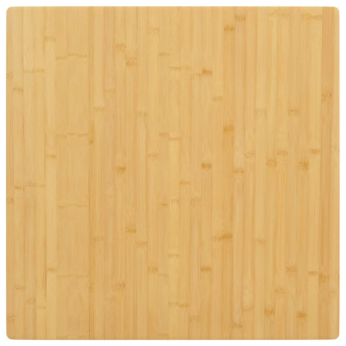 vidaXL Bordsskiva 70x70x2,5 cm bambu