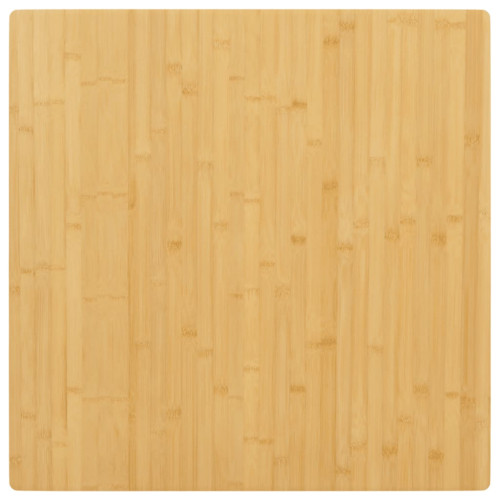 vidaXL Bordsskiva 90x90x2,5 cm bambu