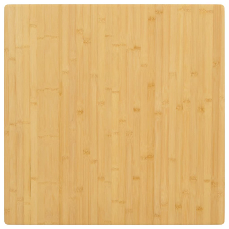 Produktbild för Bordsskiva 90x90x4 cm bambu