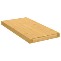 Produktbild för Vägghylla 40x20x2,5 cm bambu