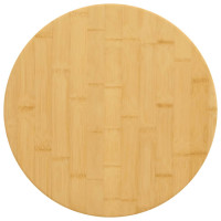Produktbild för Bordsskiva Ø50x1,5 cm bambu