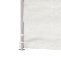 Produktbild för Paviljong med tak vit 13,38x2,28x2,69 m polyeten