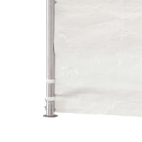 Produktbild för Paviljong med tak vit 13,38x4,08x3,22 m polyeten