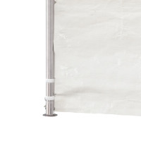 Miniatyr av produktbild för Paviljong med tak vit 4,46x4,08x3,22 m polyeten