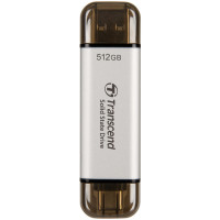 Produktbild för Portabel SSD ESD310C USB-C 512 GB (R1050/W950) Silver