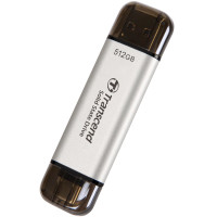 Produktbild för Portabel SSD ESD310C USB-C 512 GB (R1050/W950) Silver