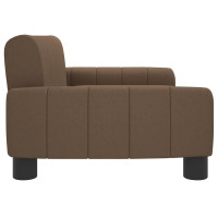 Produktbild för Barnsoffa brun 70x45x30 cm tyg