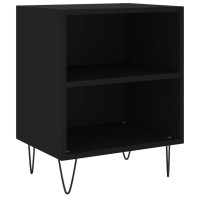 Miniatyr av produktbild för Sängbord 2 st svart 40x30x50 cm konstruerat trä