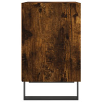 Produktbild för Sängbord rökfärgad ek 40x30x50 cm konstruerat trä
