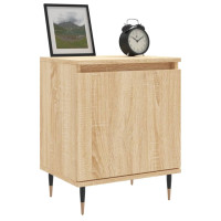 Produktbild för Sängbord 2 st sonoma-ek 40x30x50 cm konstruerat trä