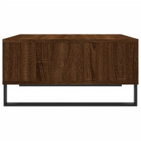 Produktbild för Soffbord brun ek 60x60x30 cm konstruerat trä