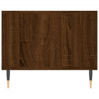 Produktbild för Soffbord brun ek 102x50x40 cm konstruerat trä