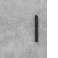Produktbild för Högskåp betonggrå 69,5x31x115 cm konstruerat trä