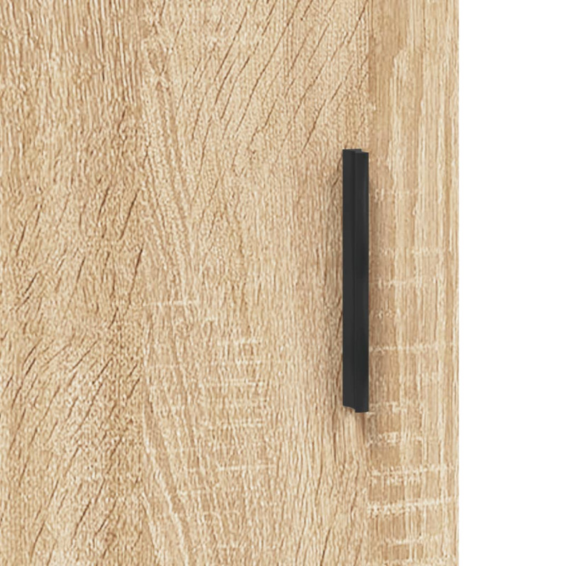 Produktbild för Högskåp sonoma-ek 69,5x31x115 cm konstruerat trä