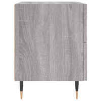 Produktbild för Sängbord 2st grå sonoma 40x35x47,5 cm konstruerat trä