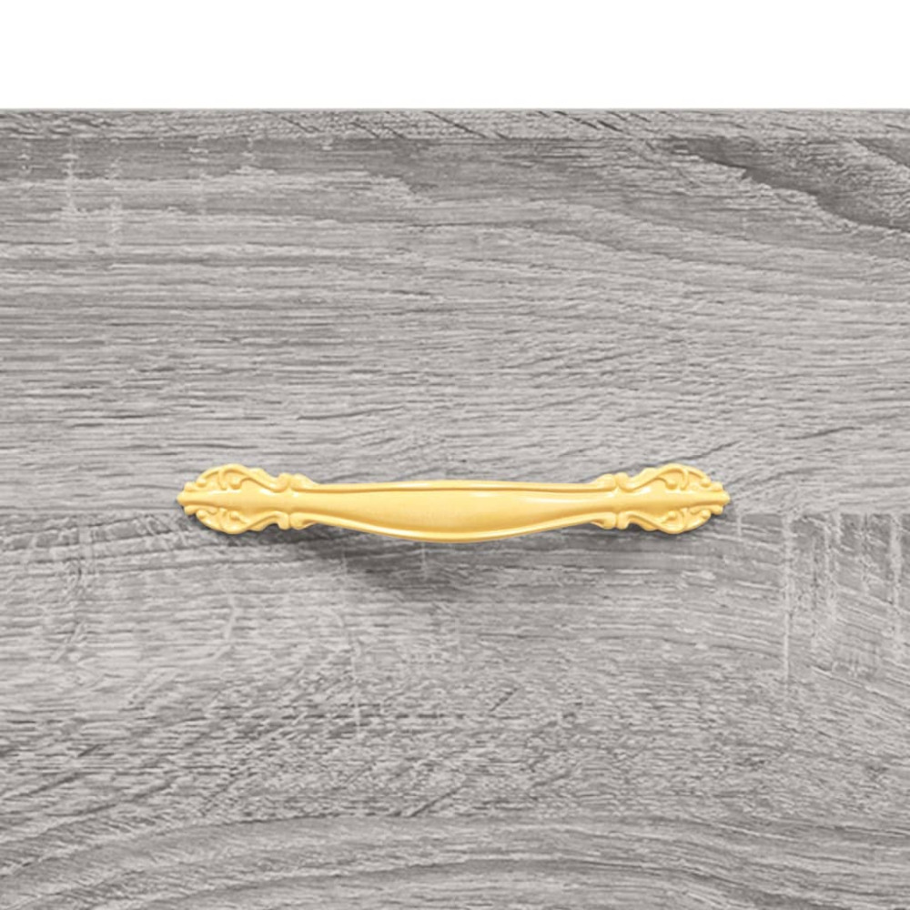 Produktbild för Sängbord 2st grå sonoma 40x35x47,5 cm konstruerat trä