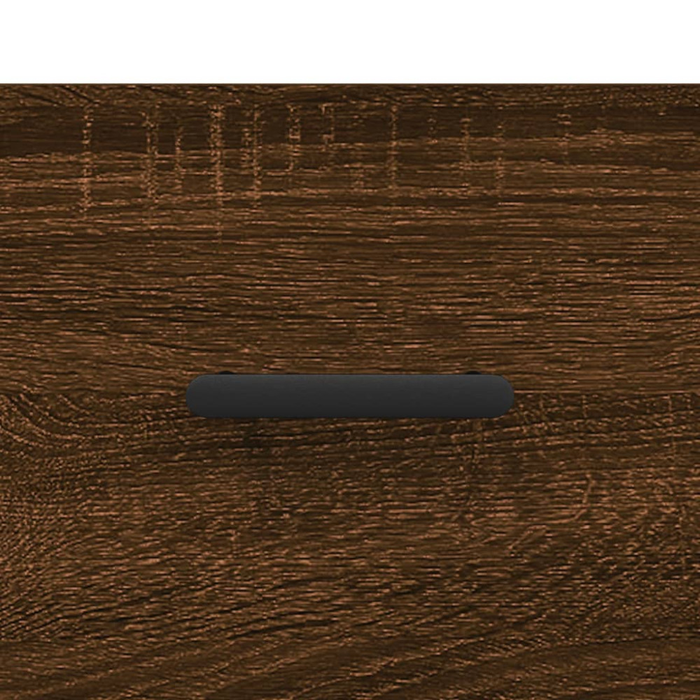 Produktbild för Sängbord 2 st brun ek 40x35x47,5 cm konstruerat trä