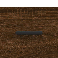 Produktbild för Sängbord 2 st brun ek 40x35x47,5 cm konstruerat trä