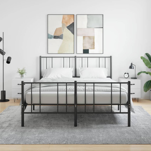 vidaXL Sängbord 2 st vit 40x35x47,5 cm konstruerat trä