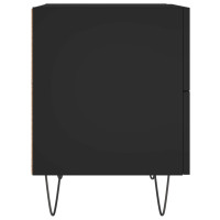 Miniatyr av produktbild för Sängbord svart 40x35x47,5 cm konstruerat trä