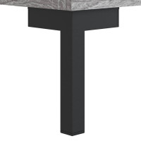 Produktbild för Sängbord grå sonoma 40x35x47,5 cm konstruerat trä
