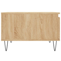 Produktbild för Soffbord sonoma-ek 55x55x36,5 cm konstruerat trä