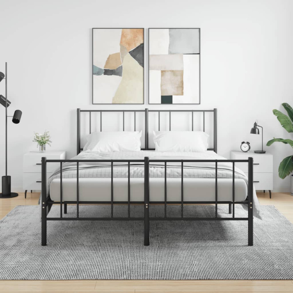 Produktbild för Sängbord 2 st vit 40x35x47,5 cm konstruerat trä