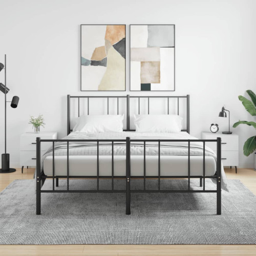 vidaXL Sängbord 2 st vit 40x35x47,5 cm konstruerat trä