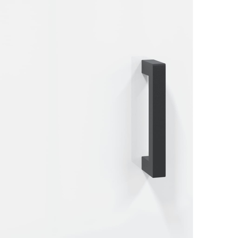 Produktbild för Skrivbord vit högglans 140x50x75 cm konstruerat trä
