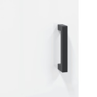 Produktbild för Skrivbord vit högglans 140x50x75 cm konstruerat trä