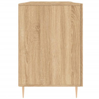 Produktbild för Skrivbord sonoma-ek 140x50x75 cm konstruerat trä