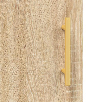 Produktbild för Skrivbord sonoma-ek 140x50x75 cm konstruerat trä