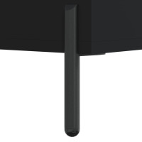 Miniatyr av produktbild för Sängbord svart 40x35x47,5 cm konstruerat trä