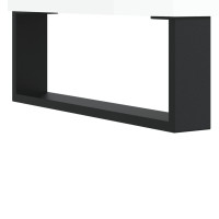 Miniatyr av produktbild för Sängbord 2 st vit högglans 40x35x47,5 cm konstruerat trä
