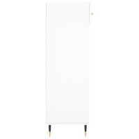 Produktbild för Skohylla vit 60x35x105 cm konstruerat trä
