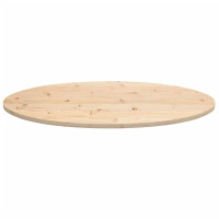 Produktbild för Bordsskiva 110x55x2,5 cm oval massiv furu