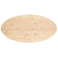 Produktbild för Bordsskiva 110x55x2,5 cm oval massiv furu